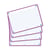 80 flashcards - 10,5 x 14,8 cm - Flash 2.0 Oxford - Petits carreaux - cadre lilas