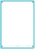 50 fiches de révision - 14,8 x 21 cm - Révision 2.0 Oxford - Uni blanc - cadre turquoise