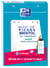 Bloc fiche Bristol - Format A5 - 30 feuilles - Oxford - Pointillés 5 x 5 mm - blanc 
