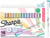 16 stylos marqueurs surligneurs - couleurs pastels - S-Note Duo - pointe fine et biseautée - Sharpie
