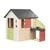 Maison de Jardin Smoby Life – Maison nature avec cuisine d'été  – Anti‑UV – 98 x 110 x 127 cm