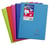 1 bloc de cours agrafé grand côté - A4+ - Koverbook - Clairefontaine - 160 pages petits carreaux + marge - Modèles assortis