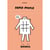 Bloc-notes agrafé Rhodia - Orange - 8,5 x 12 cm - N° 12 Jean Jullien - 80 feuilles petits carreaux