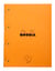 Lot de 3 blocs de feuilles simples grands carreaux Rhodia - 160 pages perforées - Blanc - 22,3 x 29,7 cm - 80 g/m²