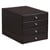 Bloc de classement à tiroirs - 4 tiroirs - RHODIA Rhodiarama Home Office - pour 248 x 327 mm - noir
