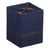 Porte-crayons -RHODIA Rhodiarama Home Office - 8 x 8 x11 cm - similicuir - bleu nuit