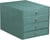 Bloc de classement à tiroirs - 4 tiroirs - RHODIA Rhodiarama Home Office - pour 248 x 327 mm - bleu eau
