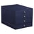 Bloc de classement à tiroirs - 4 tiroirs - RHODIA Rhodiarama Home Office - pour 248 x 327 mm - bleu nuit