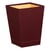 Corbeille à papier - RHODIA Rhodiarama Home Office - similicuir - bordeaux