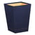 Corbeille à papier - RHODIA Rhodiarama Home Office - similicuir - bleu nuit