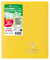 Cahier piqué Clairefontaine - Jaune - 17 x 22 cm - Koverbook - 96 pages grands carreaux