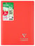 Cahier piqué Clairefontaine - Rouge - A4 21 x 29,7 cm - Koverbook - 96 pages grands carreaux