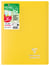 Cahier piqué Clairefontaine - Jaune - A4 21 x 29,7 cm - Koverbook - 96 pages grands carreaux