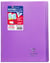 Cahier piqué Clairefontaine - Violet - 24 x 32 cm - Koverbook - 96 pages grand carreaux
