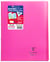 Cahier piqué Clairefontaine - Rose - 24 x 32cm - Koverbook - 96 pages grand carreaux