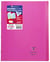 Cahier polypro transparent - Format 24 x 32 cm - Koverbook - Clairefontaine - 96 pages - Rose