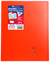Cahier piqué Clairefontaine - Rouge - 24 x 32 cm - Koverbook - 48 pages grand carreaux