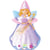 Puzzle silhouette 36 pièces - La fée et la licorne - Djeco