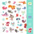 Stickers petits amis - Djeco - 160 pièces