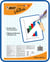 BIC Velleda Tableau Effaçable à Sec Double Face (44 x 55 cm) - Bleu, Pack de 1