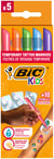 Lot de 5 feutres de tatouage temporaire + pochoirs - BIC Kids - Tattoo