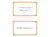 80 flashcards - 7,5 x 12,5 cm - Flash 2.0 Oxford - Uni blanc - cadre orange