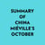 Summary of China Miéville's October