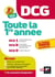 DCG - Toute la 1ère année du DCG 1, 8, 9 en fiches - Révision