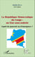 La République démocratique du Congo : un État sous-endetté (fascicule broché) - Esprit de pauvreté ou d'émergence ?