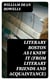 Literary Boston as I Knew It (from Literary Friends and Acquaintance)
