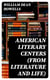 American Literary Centers (from Literature and Life)