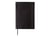 Cahier de notes - Format A5 - Oberthur - 200 pages lignées papier ivoire - Noir