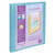 Lot de 15 classeurs souples 4 anneaux 30 mm  A4 - Kreacover Pastel - Polypropylène transparent - Exacompta - modèle aléatoire