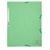 Chemise à élastique 3 rabats A4 carton Exacompta - Vert tilleul - Nature Future