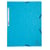 Chemise à élastique 3 rabats A4 carton Exacompta - Turquoise - Nature Future