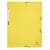 Chemise à élastique 3 rabats A4 carton Exacompta - Jaune citron - Nature Future