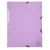 Chemise à élastique 3 rabats - Exacompta - A4 - Aquarel - Carton - Mauve