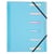 1 Trieur polypro 3 rabats A4 - 6 compartiments - Chromaline Pastel -  Exacompta - Coloris pastel assortis