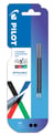 Lot de 2 recharges Pilot - Frixion Ball 4 colors - Noir - Pointe moyenne