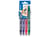 Lot de 4 stylos roller effaçables Pilot avec étui évolutif - FriXion Ball - Noir / bleu / rouge / vert - Pointe moyenne