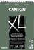 Canson XL - Papier à dessin - reliure à anneaux métalliques - A4 - 50 feuilles - blanc naturel