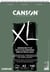 CANSON XL Recycled - Album de dessin - reliure à anneaux métalliques - A3 - 50 feuilles
