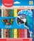 Lot de 24 crayons de couleur - Maped - Color'Peps Animals 