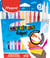 Lot de 12 feutres de coloriage effaçables pointe moyenne conique - Maped Creativ - Multicolore  - Color'Peps Oops !
