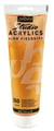Tube 250 ml  de peinture acrylique Pébéo - Studio Acrylics High Viscosity - or riche iridescent
