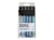 5 Acrylic marqueurs Pébéo 1,2 mm - Tons bleus
