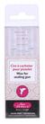 Blister 6 bâtons de cire et pistolet transparent