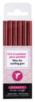 6 batons de cire pour pistolet - cerise