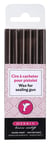 6 batons de cire à cacheter - chocolat