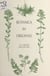 Botanica in originali : livres de botanique réalisés en impression naturelle du XVIe au XIXe siècles - Exposition, 5 mai-12 juin 1993, département des Livres imprimés de la Bibliothèque nationale